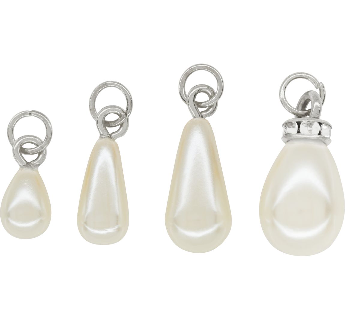 Druppels charm - Zilver