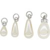 Drops charm Silver