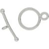 Toggle fastener filigree Silver