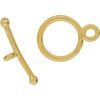 Toggle fastener filigree Gold