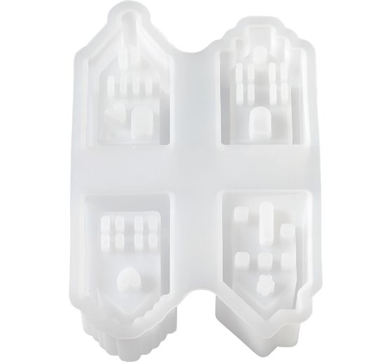 Siliconen gietvorm "Mini lichthuisjes"