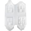 Silicone casting mould "Mini light houses" Gabled houses