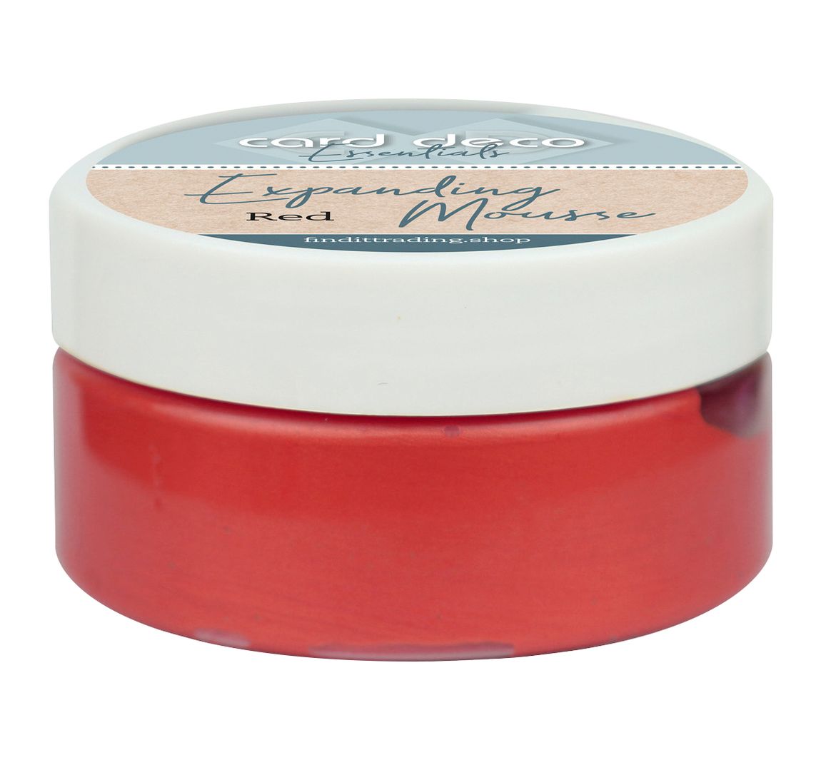 Stencilcrème "Expanding Mousse" - Red