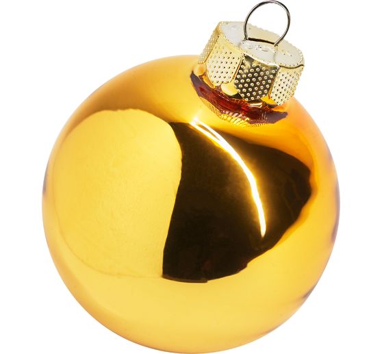 Kerstballen van glas, Ø 6cm