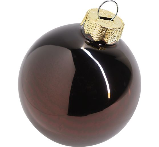 Kerstballen van glas, Ø 6cm