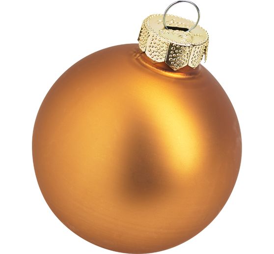 Kerstballen van glas, Ø 6cm