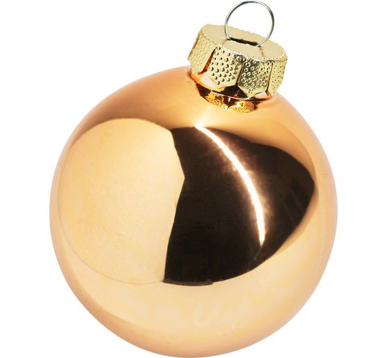 Kerstballen van glas, Ø 6cm