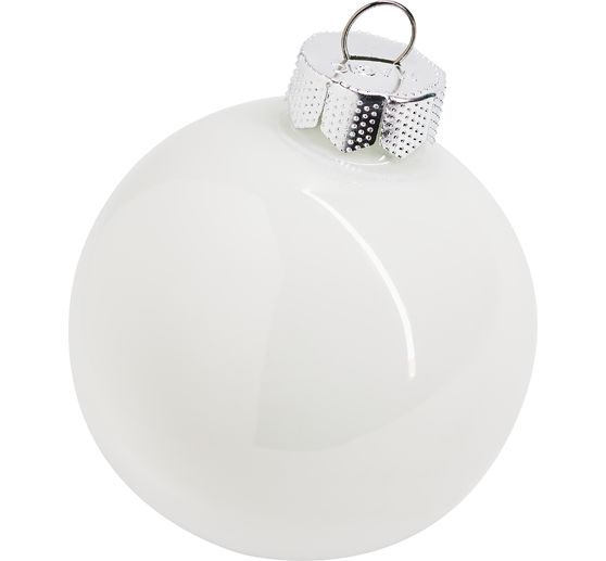 Kerstballen van glas, Ø 6cm