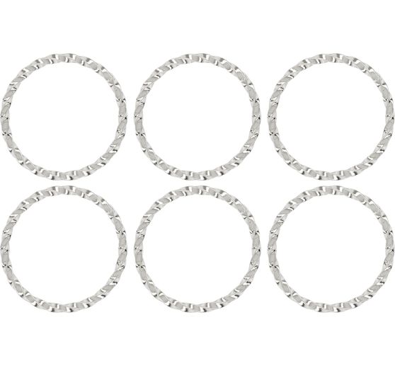 Metalen ring gedraaide