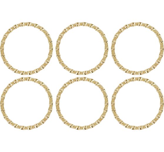 Metalen ring gedraaide