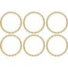 Metalen ring gedraaide Goud