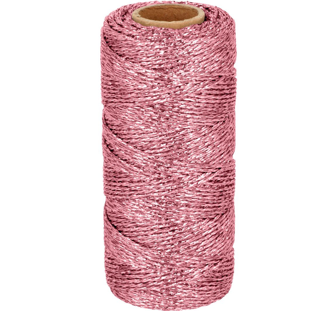 Metallic koord - Rose