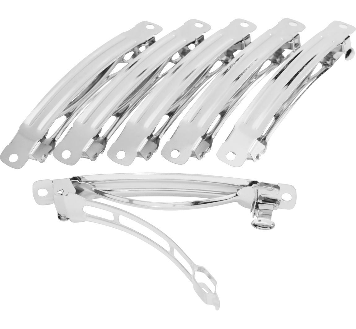 Haarclipmechanisme - 8 cm, 6 stuks