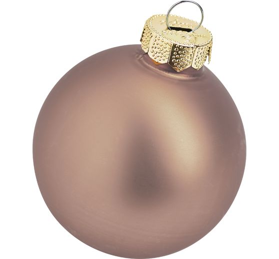 Kerstballen van glas, Ø 6cm
