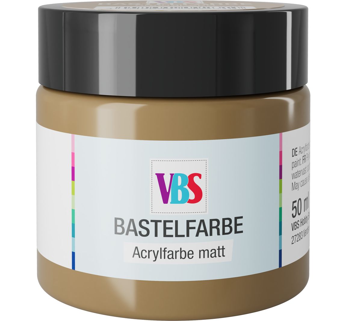 VBS Knutselverf, 50 ml - Grijsbruin