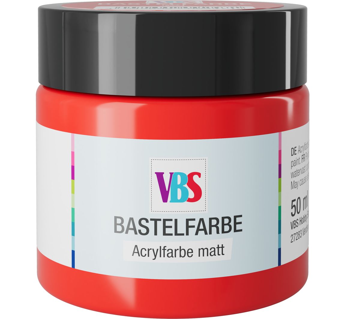 VBS Knutselverf, 50 ml - Rood