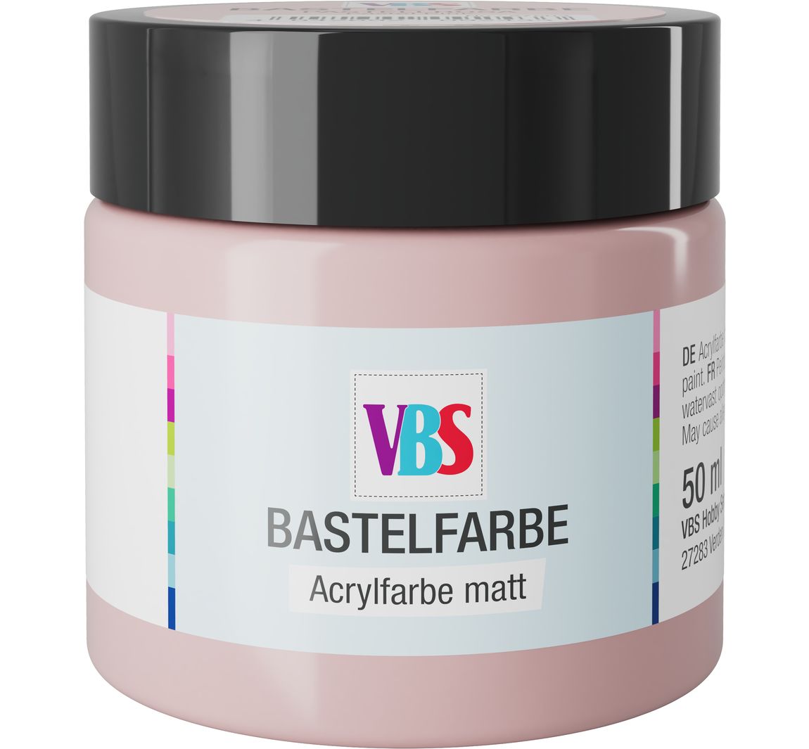 VBS Knutselverf, 50 ml - Pastel-Roze