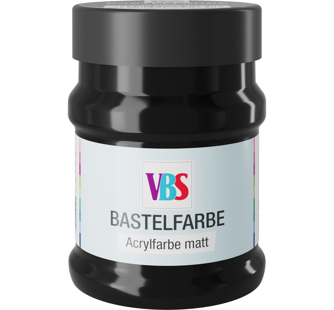 VBS Knutselverf, 230 ml - Zwart