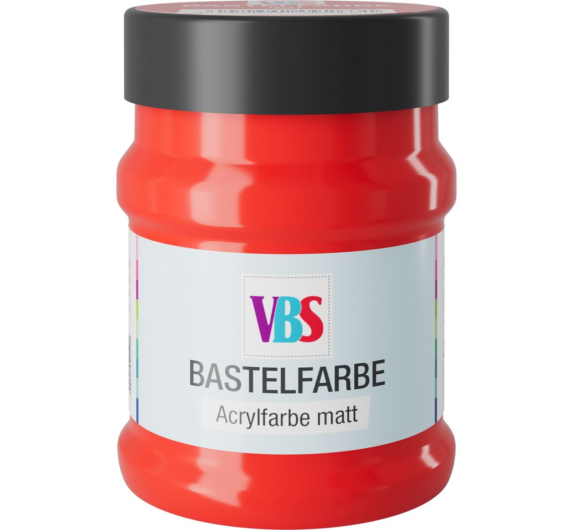 VBS Knutselverf, 230 ml - Rood