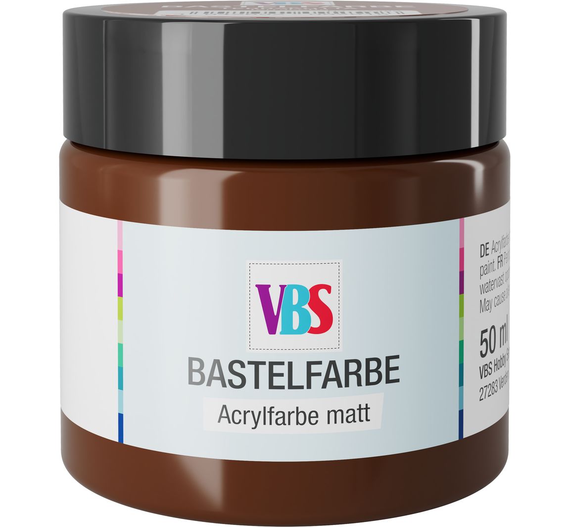 VBS Knutselverf, 50 ml - Roodbruin