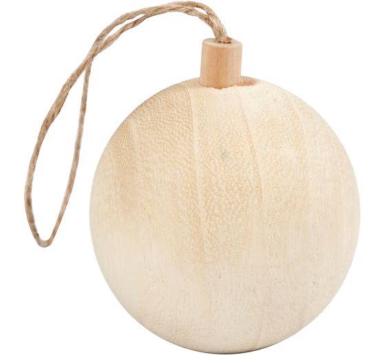 soep Agrarisch Hollywood Houten kerstbal - VBS Hobby