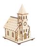 VBS Houten bouwpakket "Kerk" incl. LED