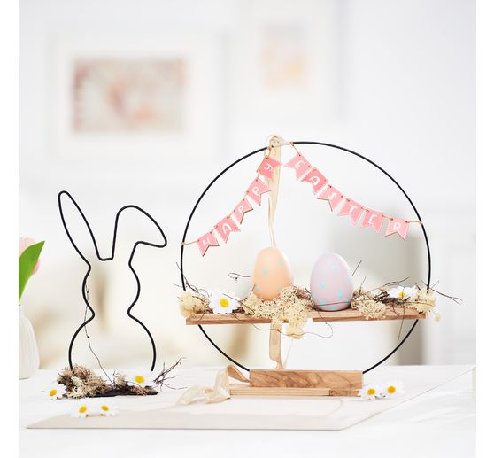 VBS Wooden egg, 8 cm