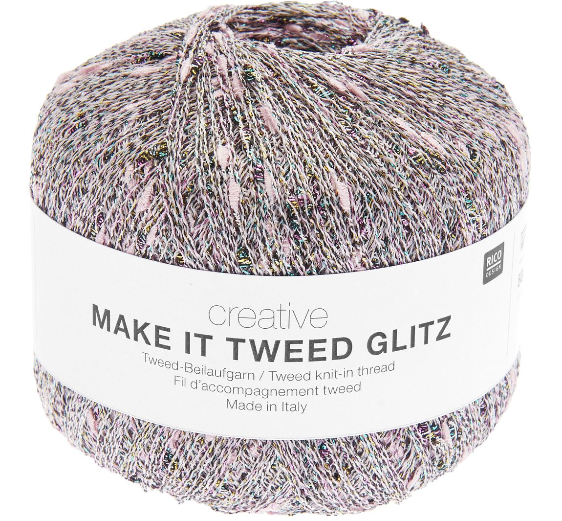 Rico Design Creative "Make It Tweed Glitz" - Roze
