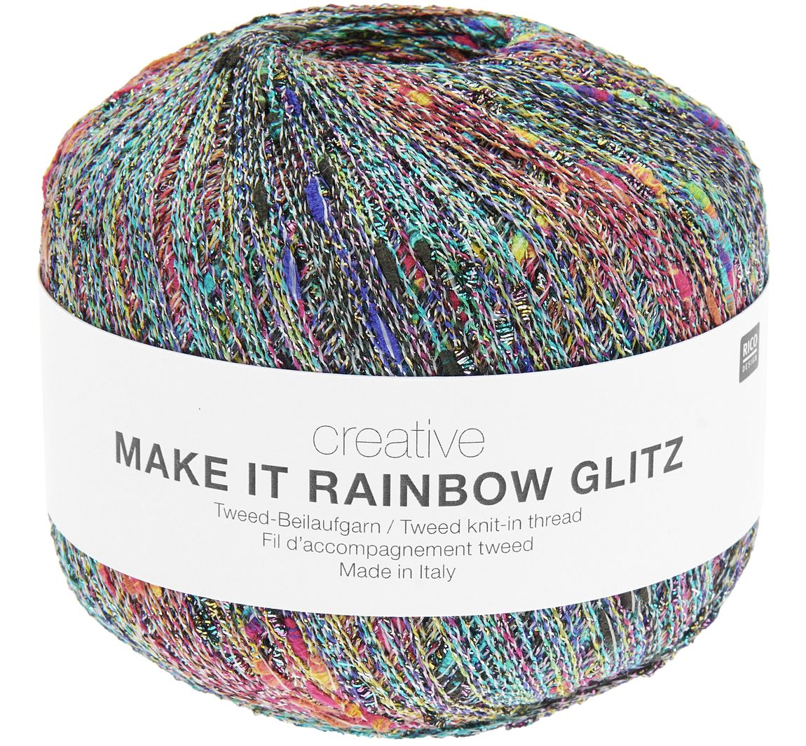 Rico Design Creative "Make It Rainbow Glitz" - Wit