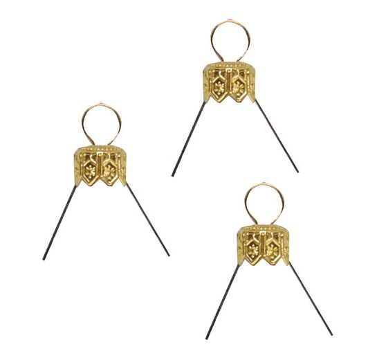 Haakjes voor kerstballen met kap