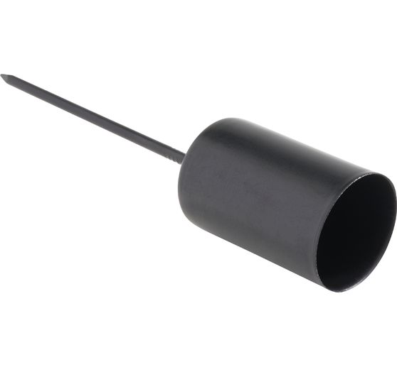 Metalen kandelaar met spies
