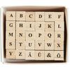 Mini stempel set Letters