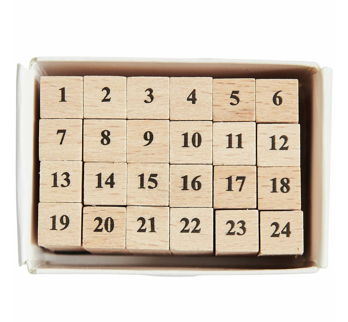 Mini stempel set - Cijfers