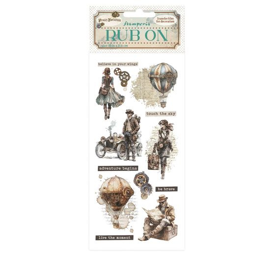Rub On Transfer paper "Voyages Fantastiques"