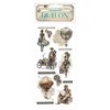 Rub On Transfer paper "Voyages Fantastiques" Explorers