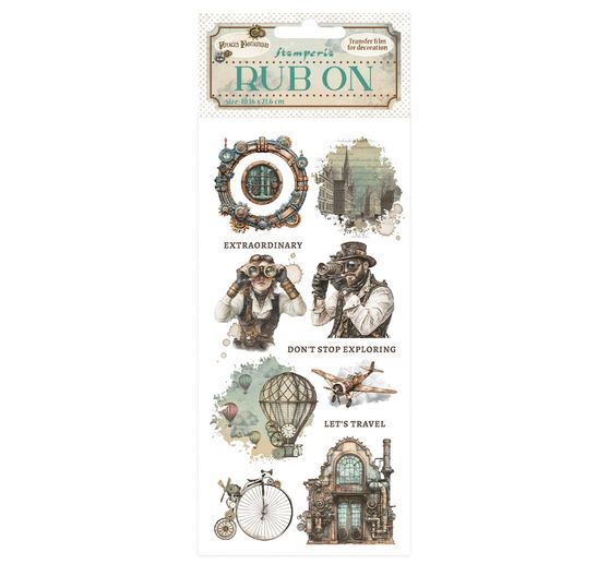 Rub On Transfer paper "Voyages Fantastiques"
