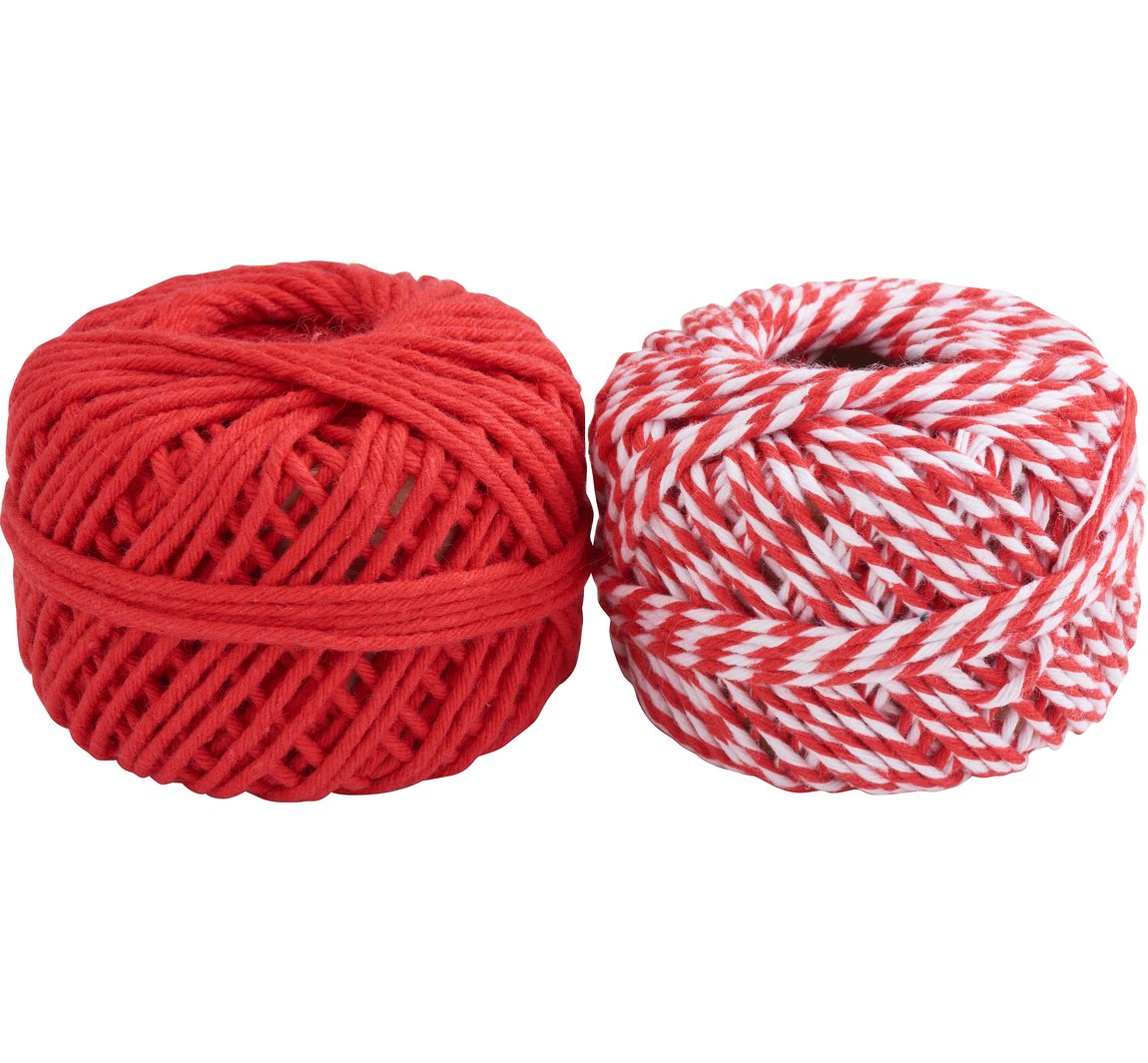 Katoenen koordenset - Rood