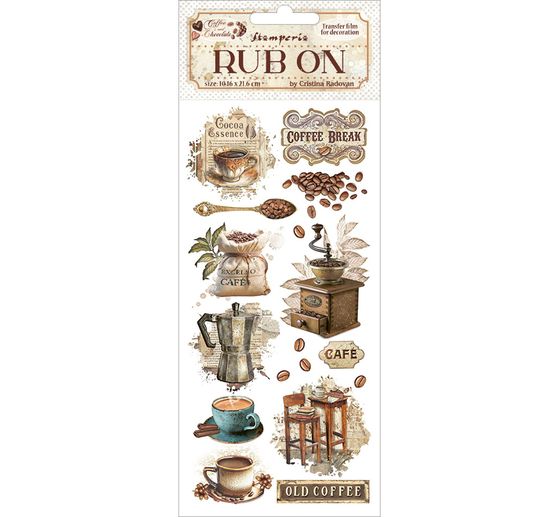 Rub On Transferfolie "Coffee and Chocolate"