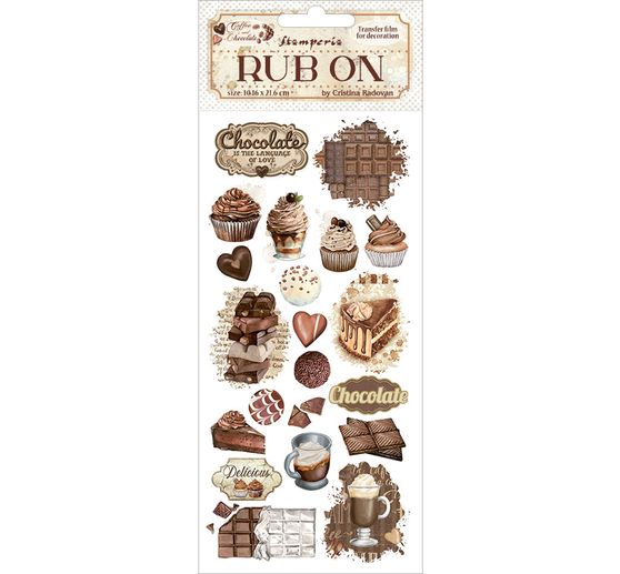 Rub On Transferfolie "Coffee and Chocolate"