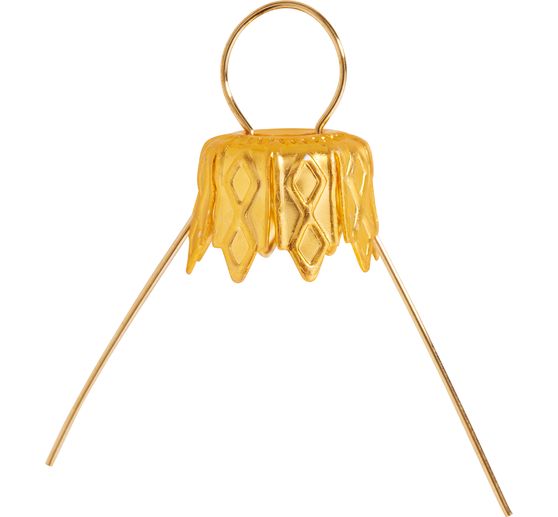 Haakjes voor kerstballen met kap