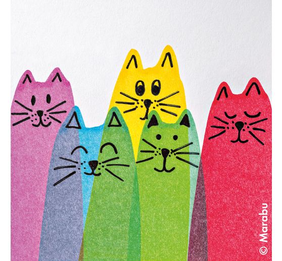 Marabu Acryl Color Squeegee Art Set