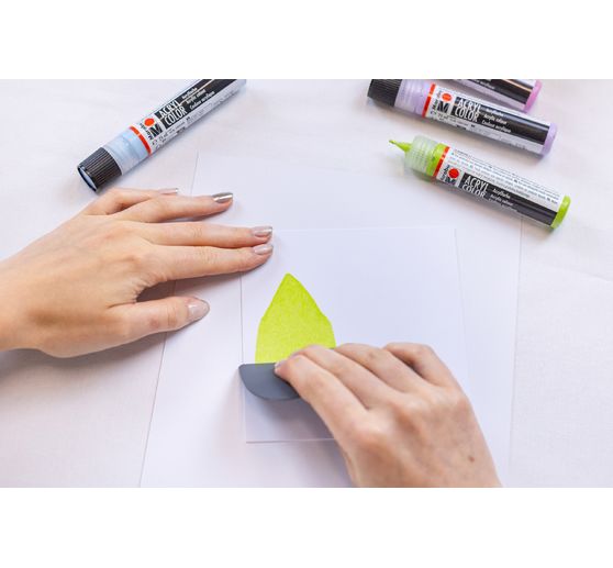 Marabu Acryl Color Squeegee Art Set