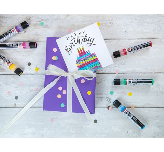 Marabu Acryl Color Squeegee Art Set