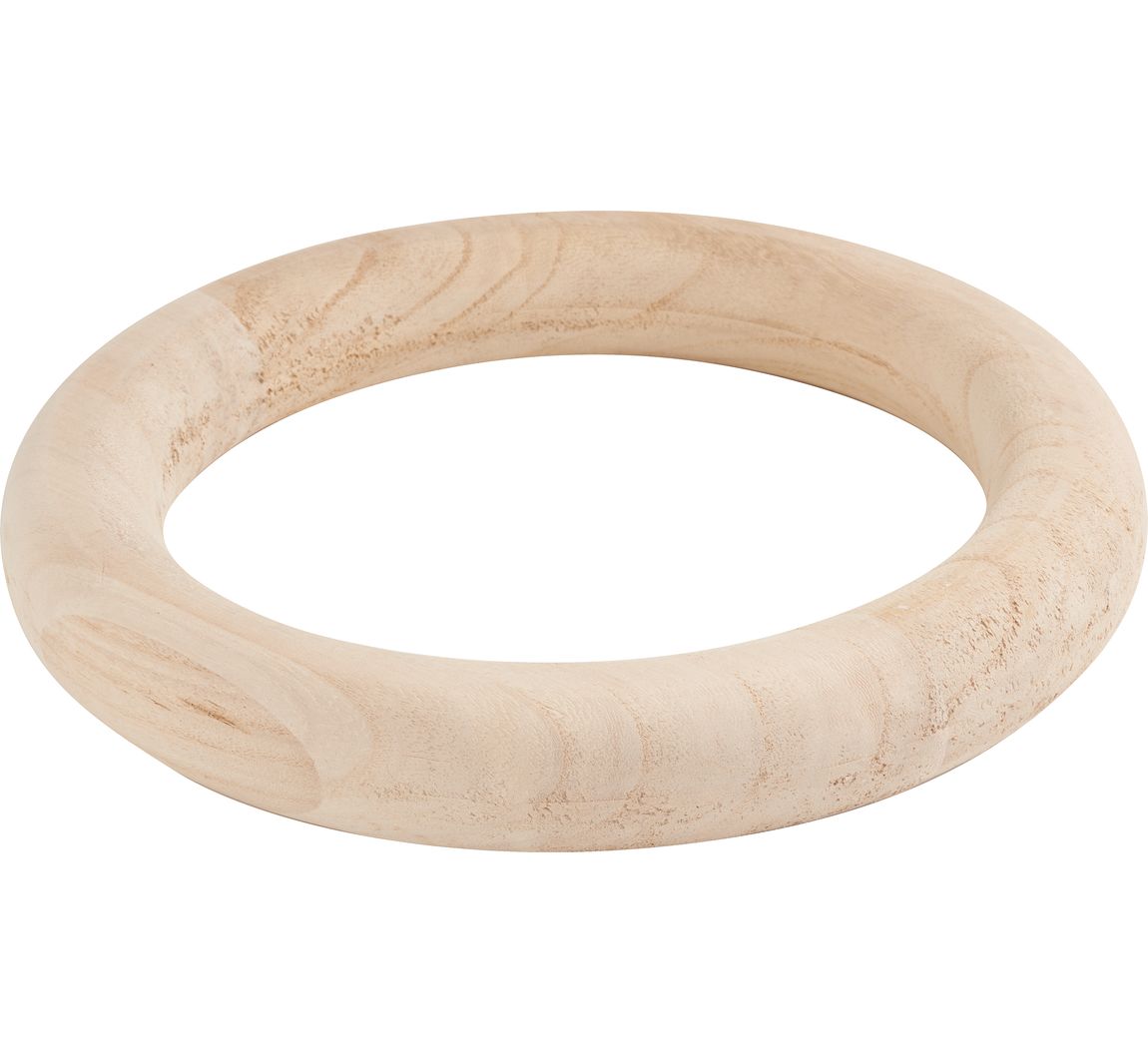 Houten ring, natuurlijk - Ø 28 cm