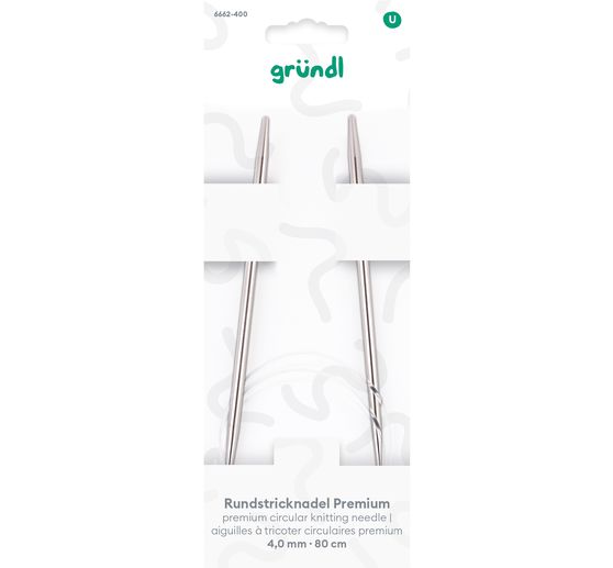 Gr&uuml;ndl circular knitting needle