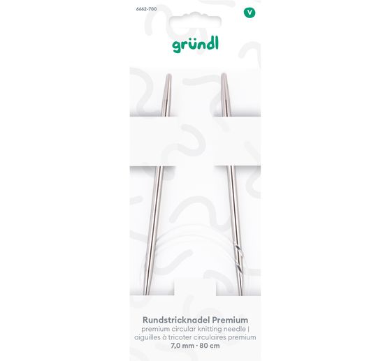 Gr&uuml;ndl circular knitting needle