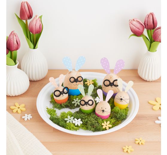 Wooden beads, &Oslash; 8 mm, 85 pieces