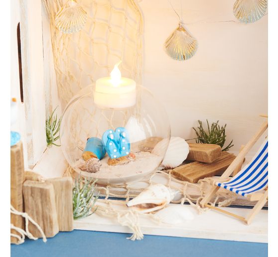 Miniature bucket & flip-flops