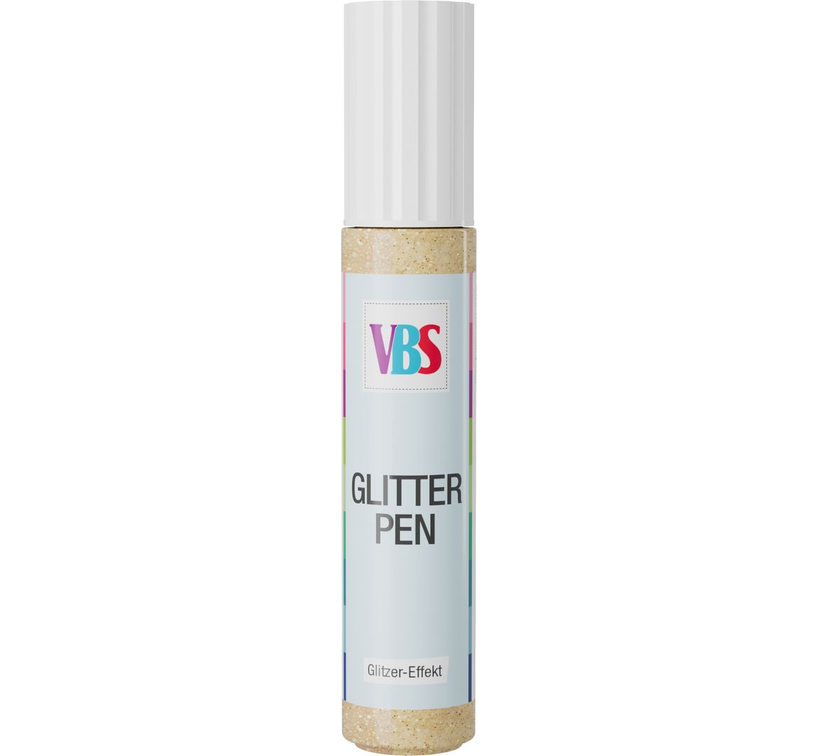 VBS Glitter Pen, 30 ml - Goud