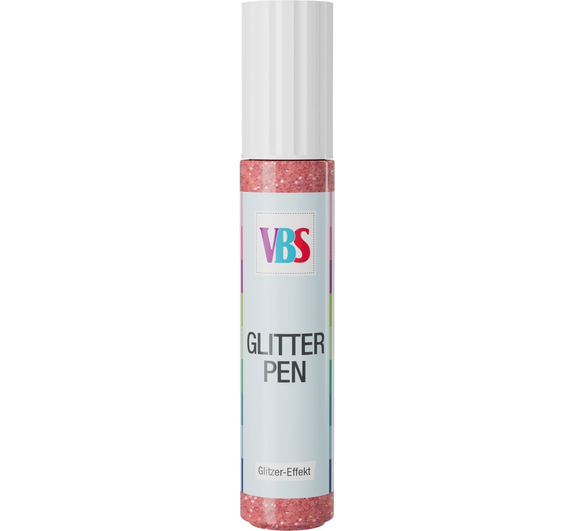 VBS Glitter Pen, 30 ml - Rood